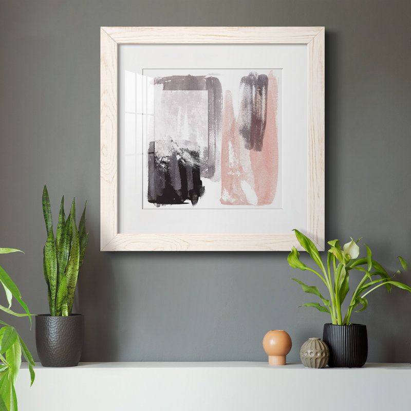 «Coexistance», reproduction encadrée de qualité supérieure - prête à être accrochée, H 31,5 po x l 31,5 po x P 1,5 po, Blanc