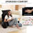 Comfy High Backrest Pillow Arm Pillow With Head Rest & Pockets-111629232