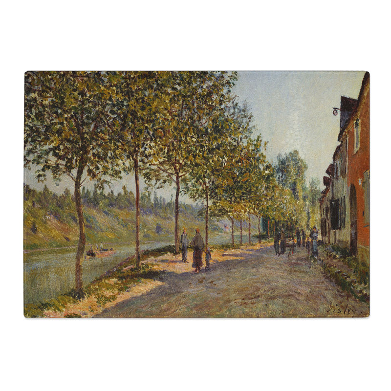 June Morning by Alfred Sisley Chopping Board, 0.4cm H x 28.5cm W x 39cm L