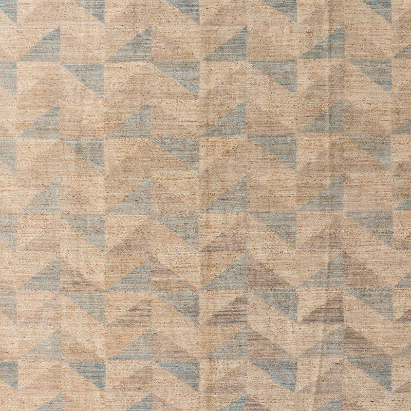 Tapis décoratif multicolore à motif abstrait, Carré 6 pi