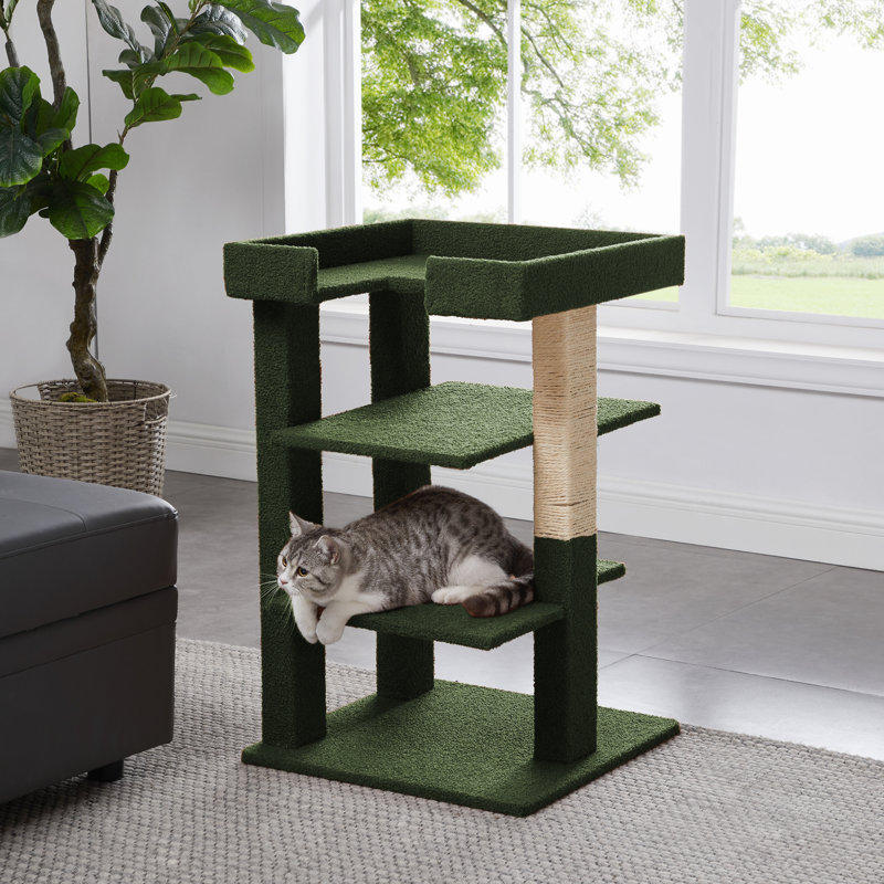 Perchoir pour chat Aletse, Vert