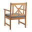 Chaise de patio avec coussins Manchester
