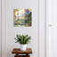 Key storage box, Opens to the right, 30x30x5, Black, A picturesque panorama of mountains, lakes and forests, 