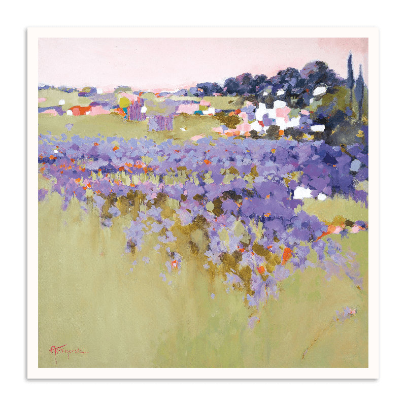 Summer Tango by Catherine Fitzgerald - Painting, Unframed, 41cm H x 41cm W x 0.25cm D