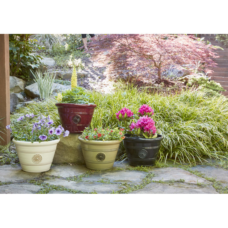 15.25" Modesto Resin Planter, Ivory