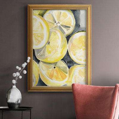 " Lemon Slices I " Painting Print