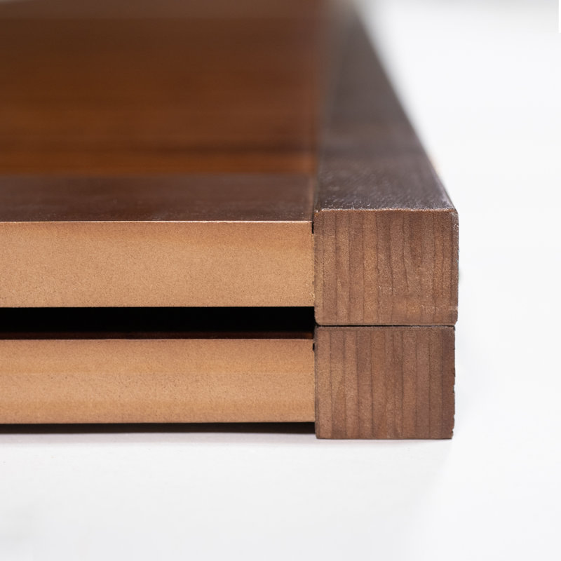 Porte pliante à panneaux en bois, 23,69 po x 78,75 po, Espresso