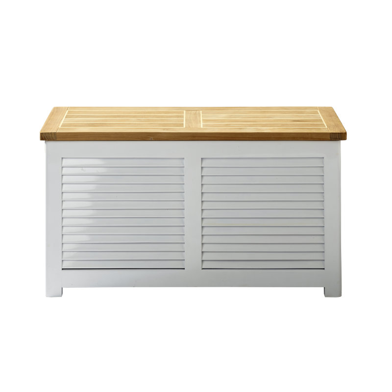 Angeleigh Bench, White/Brown