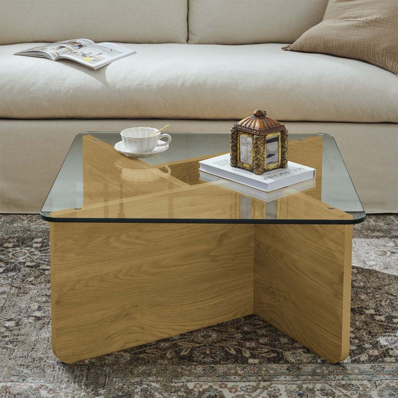 Table basse en verre 31,5 pouces
