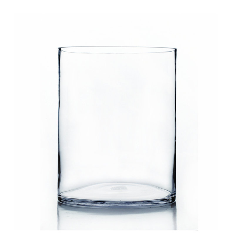 Handmade Glass Table Vase, 16" H x 10" W x 10" D