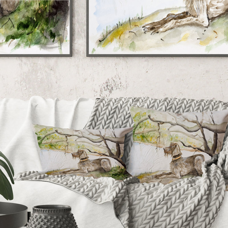 Animal Print Throw Pillow