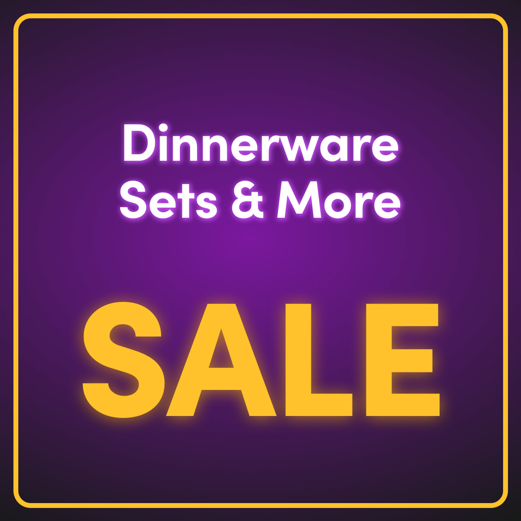 Dinnerware Sets & More