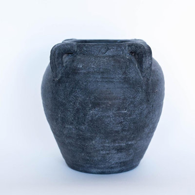 Vase en forme de pot classique avec 3 petites poignées