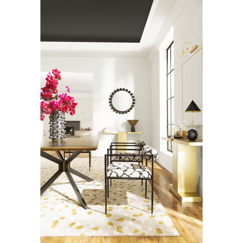 Cooper Flat Metal Wall Mirror, Black