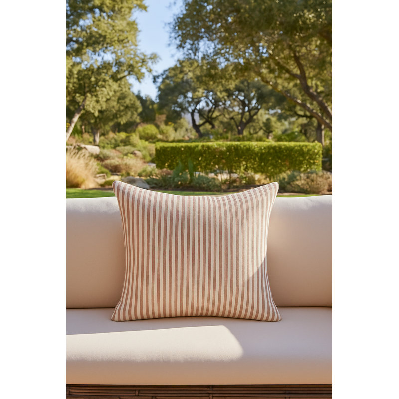 Outdoor Living Throw Pillow, Orange, Square 24"