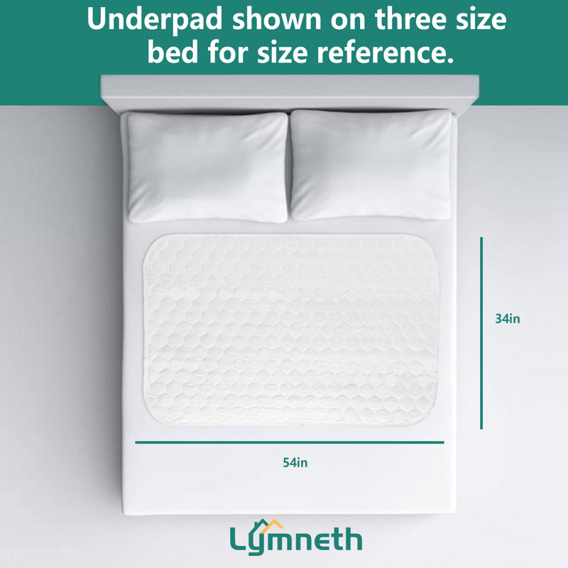 Protège-matelas résistants à l'abrasion hautement absorbants, Double
