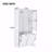 Bathroom Storage Cabinet With Doors And Drawers, Tilt-Out Laundry Hamper, Multiple Storage Space, Freestanding Style, Open Shelves, Adjustable Shelves-850138057