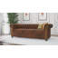 Chesterfield Friedrich Sofa Set with Sleeping Function 3+2+1 Made of Vintage Look Microfibre with Solid Wood Legs-1031066942