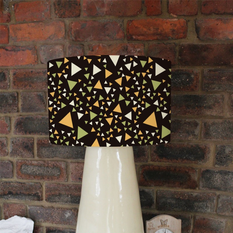 Drum Cotton Lamp Shade ( Uno ), 22cm H x 25cm W x 25cm D