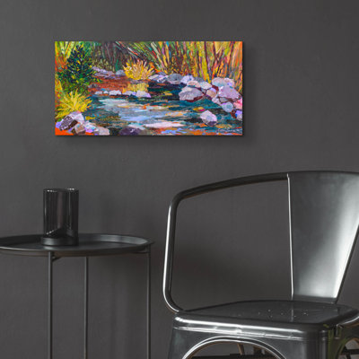 «Oak Creek Sedona» par St. Hilaire Elizabeth, art mural en verre acrylique