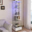 Modern Glass Display Cabinet With Drawer-1115215965