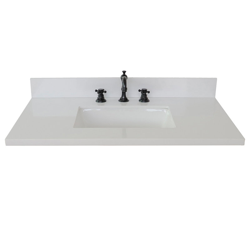 Plateau de meuble-lavabo simple 37 po