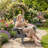 HDPE Folding Adirondack Leisure Chair - Large Space, Suitable For All Weather, Supports Multiple Cup Types, Low Maintenance Needs, Weighs 400 Pounds, Grey 4Pcs-126662662