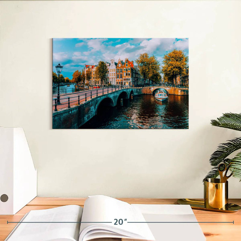 Sireci Amsterdam Canal, 8" H x 12" W