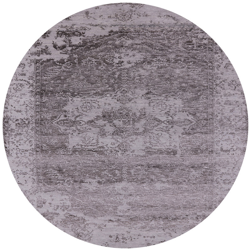 Tapis oriental gris, Rond 3 pi
