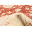 Tapis décoratif rouge/brun en laine de conception unique 8 pi 2 po x 9 pi 9 po noué à la main New Age