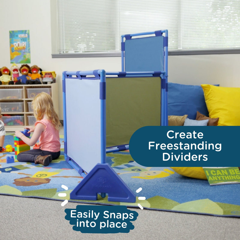 Woodland Earth-Tone Vinyl Folding PlayPanel Set - 5 Panels