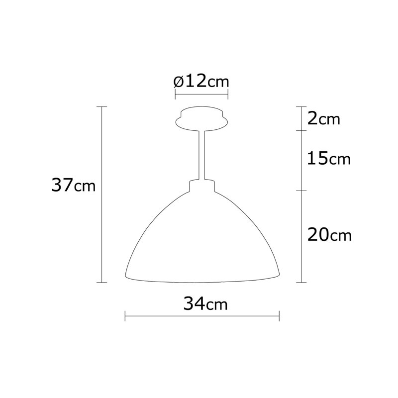 Modern Gold Chandelier, 13.4 Inches Diameter x 14.6 Inches Height | Metal Body with Glass Cap, E27 Socket (Max 40W) | Elegant Lighting for Home Décor, Glamorous Southwestern Design, IP20 Rated