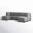 Atherine Upholstered U-Shaped Sectional Reversible