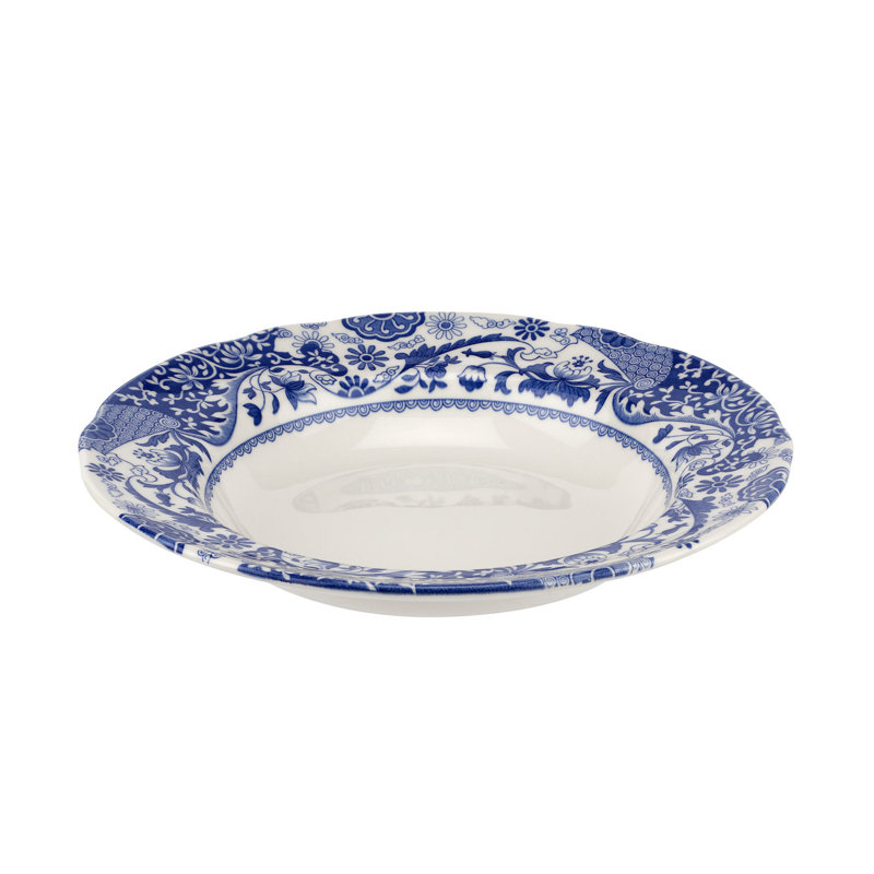 Spode Bi Brocato Soup Plate 9"