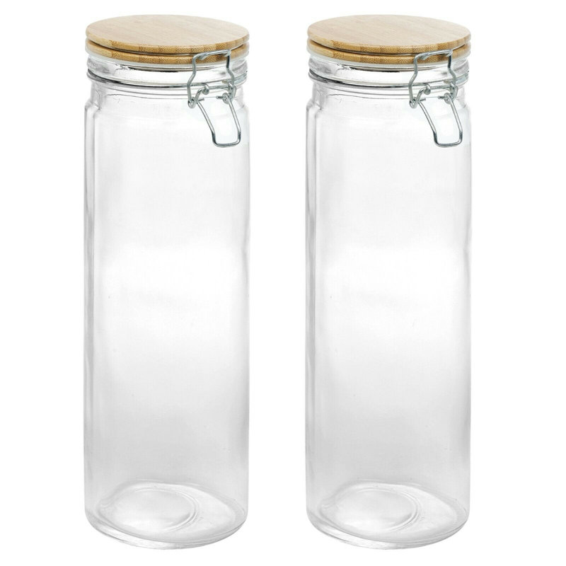 Glass Jar - Set of 2