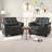 38" Wide Convertible Chair 3-In-1 Pull Out Sleeper Futon Chair Beds with Wireless Charging-1080061093