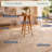 Modern Stackable Clear Acrylic Bar Stools Set of 2