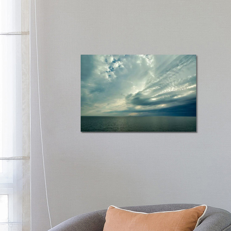 Canada, Quebec, Iles-De-La-Madeleine. Open Sea, View of Ile D'Entree by Michele Molinari - Wrapped Canvas Photograph