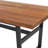 Walden 72" Wide Industrial Rustic Farmhouse Solid Wood Dining Table With 4 Chairs