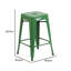 Anastassios Industrial Style Stool - Modern Metal Galvanised Steel-1661378916-1661378718