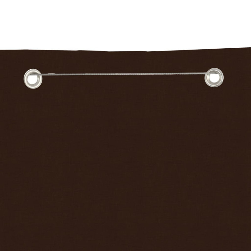 Aleksejus Single Curtain Panel, 240cm H x 140cm W, Brown