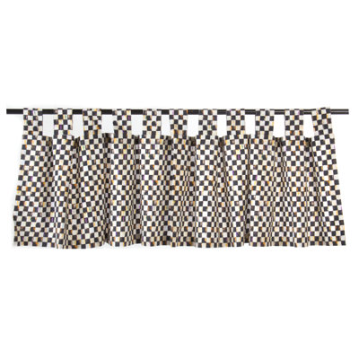 Courtly Check® Tab Top Cafe Curtain