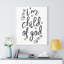 I'm Child Of God - Wrapped Canvas Print-208003697