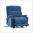 Recliners: Dual OKIN Motor Power Lift Recliner with Infinite Positions, 180° Lay Flat, Heat &amp; Massage for Elderly | Navy Blue | Fabric-305242360