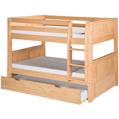 Aditya Kids Twin Over Twin Bunk Bed with Trundle