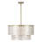 22" 4-Light Tiered Capiz Shell Drum Chandelier-6326706-6326707