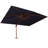 156'' x 120'' Double Top Wood Pattern Rectangle Umbrella with Steel Plate Base-729935942