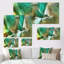 Vagues liquides dans les tons de vert III - peinture sur toile-1931804816-1931804909