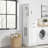 67.8" H Freestanding Bathroom Cabinet With Tilt-Out Hamper, Adjustable Shelves & Side Hooks-944444727