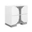Table de chevet blanche Sasha